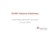 Presentation to the Annual General Meeting, CPRS Ottawa-Gatineau, June 11, 2014