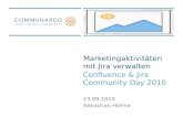 Confluence & JIRA Community Day - Marketingaktivitäten mit Jira verwalten - Sebastian Höhne (Communardo)