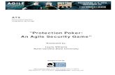 Protection Poker: An Agile Security Game