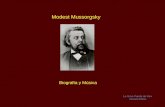 Modest Mussorgsky - Biografia