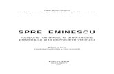 Spre Eminescu   Economistul Mihai Eminescu (copyFREE published book)