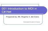 001_Introduction to MDI C#