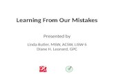 Learning from our grant writing mistakes