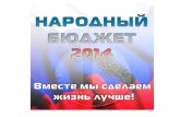 Народный бюджет 2011 - 2014
