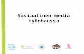 Sosiaalinen media työnhaussa, Koulutettu Kuopiossa 9.4.2014