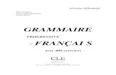 Grammaire progressive du francais avec 400 exercices niveau débutant