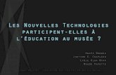 Presentation nouvelles technologies et éducation au musée