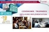 Trophées itSMF France 2013