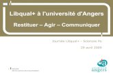 Libqual+ à Angers : Restituer - Agir - Communiquer