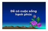 De Cuoc Song Hanh Phuc