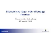 Anders Borgs presentation inkl nyckeltal Harpsund 20140823