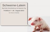 Schweine latein-vortrag