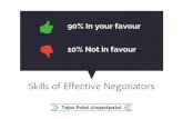 Skills of Effective Negotiators