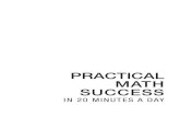 Practical Math Success in 20 Minutes a Day-Mantesh