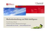 Web Intelligence | Marktforschung, Strategische Positionierung, Messung von Kommunikationserfolg