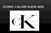 Calvin klein iconic ads