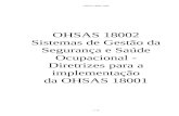 OHSAS 18002: 2000 em Português