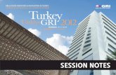 TURKEY GRI 2012 - SESSION NOTES