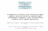Un approccio sintetico alla valutazione degli impatti sulle politiche di coesione degli investimenti strategici sulle infrastrutture stradali nella regione Basilicata, di Angelo Santo