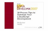 The View - 30 proven Lotuscript tips
