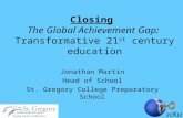 Transformative 21st c. Education: A Results Driven Approach