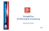 Wozu GooglePlus?