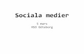 Sociala medier HSO 5 mars 2012