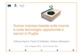 Nuove imprese basate sulla ricerca e sulla tecnologia: opportunità e servizi in Puglia