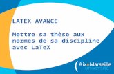 LaTeX avancé: mettre en forme sa thèse avec LaTeX