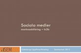 Sociala medier marknadsföring b2b, Göteborgs Uppfinnarförening GUF
