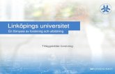 Linköpings universitet - tilläggsmodul forskning mar13