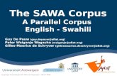 The SAWA Corpus - A parallel Corpus English - Swahili