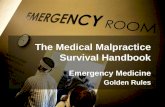 The Emergency Medical Malpractice Survival Handbook