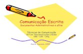 Comunicação Escrita-Documentos administrativos