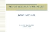 Ekstraktif Metalurji Malzemebilimi.net