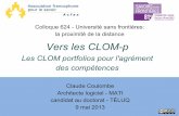 Clom portfolios - ACFAS 2013