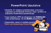 Power point osnovna uputstva za pravljenje prezetacija