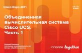 Объединенная вычислительная система Cisco UCS. Часть 1.