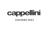 Cappellini novos produtos colonia 2011 facebook