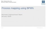 Basic process mapping using BPMN
