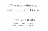The man who has contributed to OSS by ...