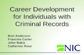 Career Development for Individuals with Criminal Records