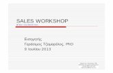 Sales & Marketing Workshop