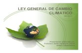 Ley General Cambio Climatico (Resumen), Mexico