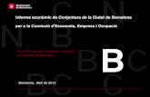 Informe econòmic de Conjuntura de la Ciutat de Barcelona