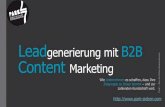 Leadgenerierung mit B2B Content Marketing