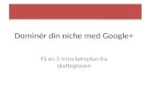 Dominer din niche med Google+ (Update)