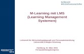M-Learning mit LMS (Learning Management Systemen): Einführung