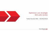 Synodiance > Réussir sa stratégie SEA E-commerce - Table Ronde EBG - 03/04/2014