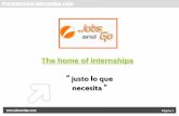 Internship Jobs&go presentacion empresa